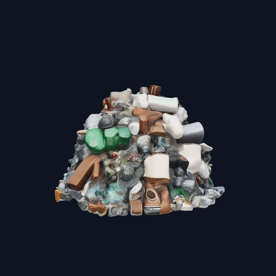 Urban Garbage Pile City Waste and Debris Model Pack